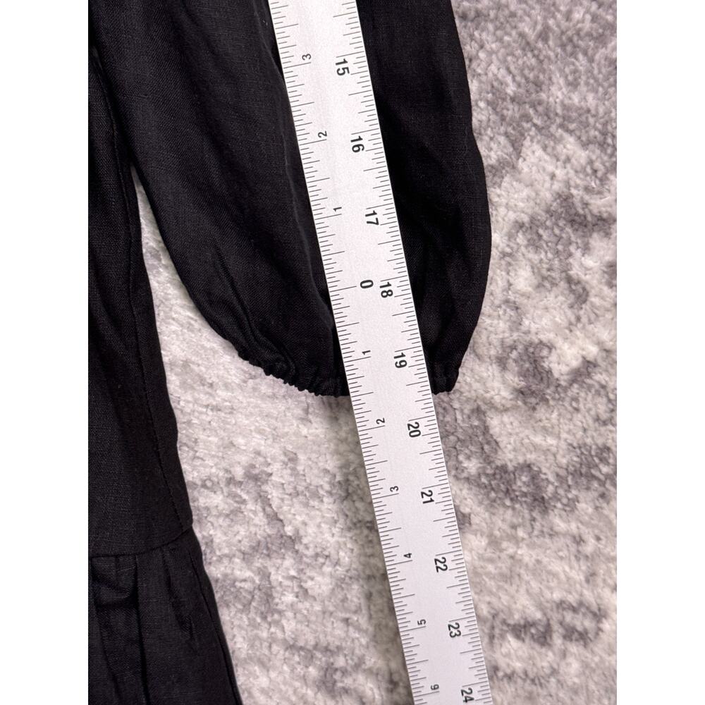 DISSH Black Mini Dress with Puff Sleeves - Picture 5 of 8